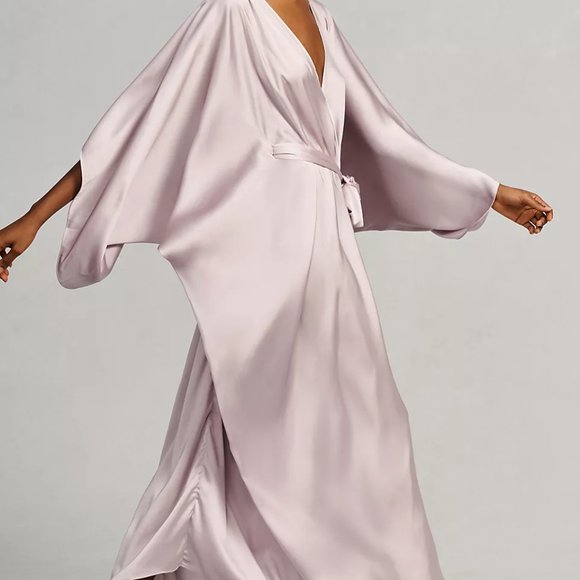 Anthropologie Light Purple Draped Dress - Picture 4 of 8